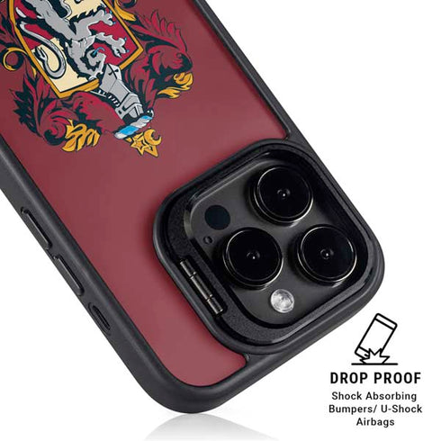 Wizarding World Harry Potter Gryffindor House Crest iPhone 15 Pro Kickstand Case